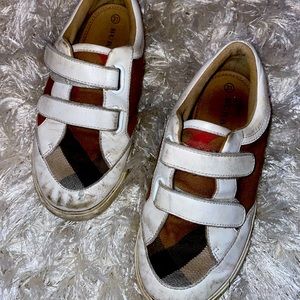 Burberry Velcro sneakers size 13